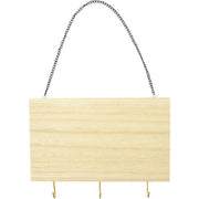 Patère en bois 3 crochets + chainette - Ma Rentrée Facile