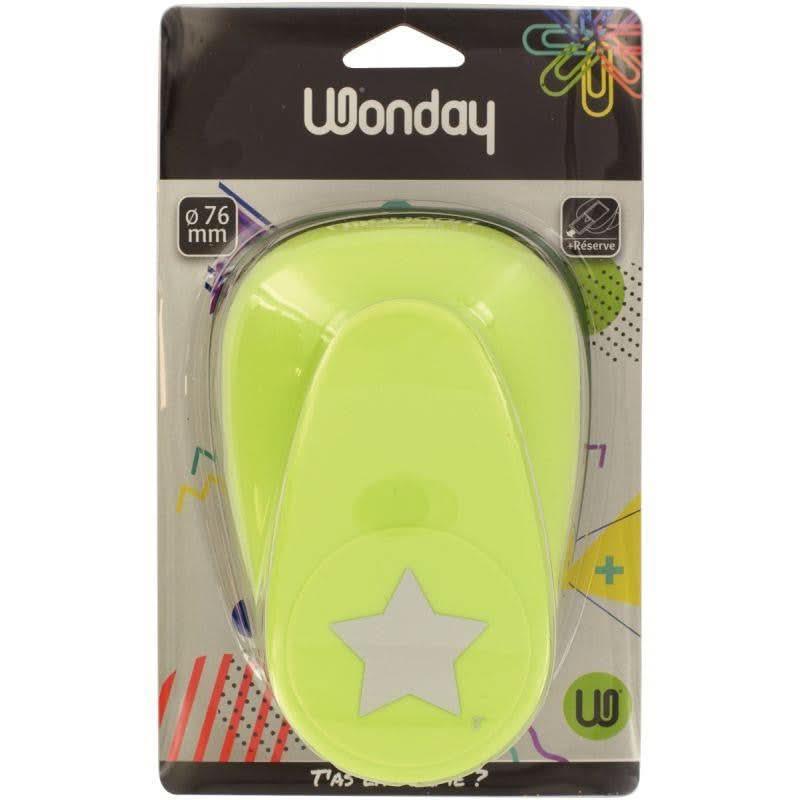 Perforateur géant 76mm étoile - Ma Rentrée Facile