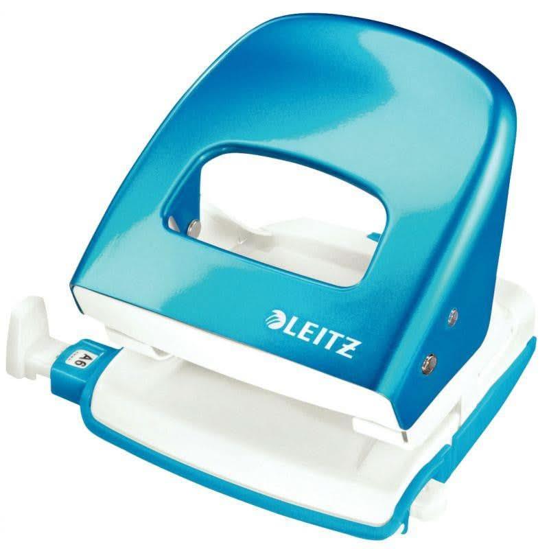 Perforateur Leitz Wow 2 trous 30 feuilles bleu - Ma Rentrée Facile