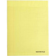Cahier 24x32, 140 pages, séyès, 90 gr, polypro jaune - Ma Rentrée Facile