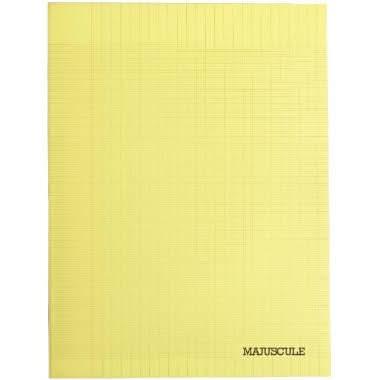Cahier 24x32, 140 pages, séyès, 90 gr, polypro jaune - Ma Rentrée Facile