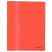 Cahier 17x22, 32 pages, Double ligne 3 mm, 90g, polypro rouge - Ma Rentrée Facile