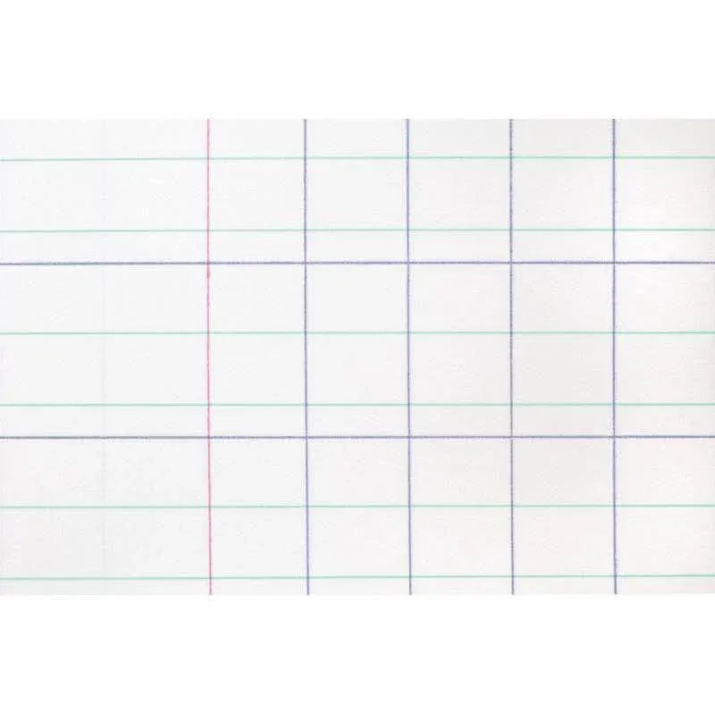 Cahier 17x22, 32 pages, Double ligne 3 mm, 90g, polypro rouge - Ma Rentrée Facile