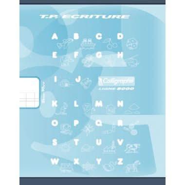 Cahier 17x22, 32 pages, double ligne 3 mm interligne et verticale / uni, 90 g - Ma Rentrée Facile