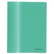 Cahier 17x22, 32 pages, séyès 3 mm, 90g, polypro vert - Ma Rentrée Facile