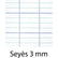 Cahier 17x22, 32 pages, séyès 3 mm, 90g, polypro vert - Ma Rentrée Facile