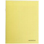 Cahier 17x22, 32 pages, séyès, 90 gr, polypro jaune - Ma Rentrée Facile