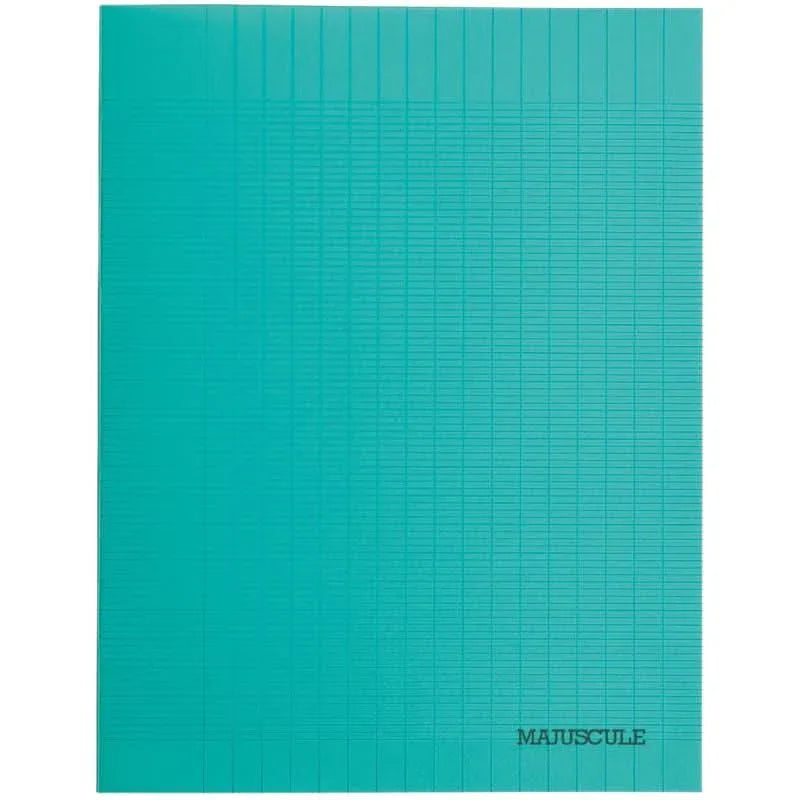 Cahier 17x22, 32 pages, séyès, 90 gr, polypro vert - Ma Rentrée Facile