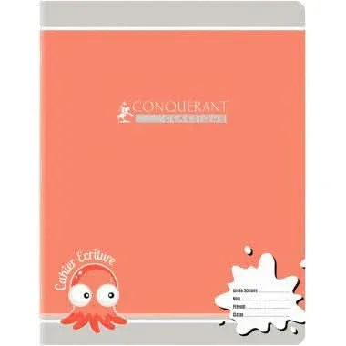 Cahier 17x22, 32 pages, sécail 2,5 mm, 90g, 4 coloris aléatoires, Conquérant - Ma Rentrée Facile