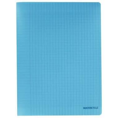 Cahier 24x32, 48 pages, séyès, 90 gr, polypro bleu - Ma Rentrée Facile