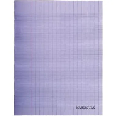 Cahier 21x29,7, 48 pages, séyès, 90 gr, polypro violet - Ma Rentrée Facile
