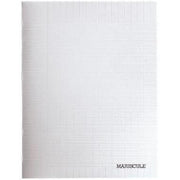 Cahier 24x32, 48 pages, séyès, 90 gr, polypro incolore - Ma Rentrée Facile