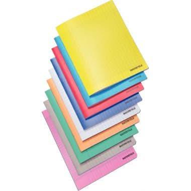Cahier 24x32, 48 pages, séyès, 90 gr, polypro jaune - Ma Rentrée Facile