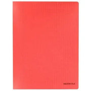 Cahier 24x32, 48 pages, séyès, 90 gr, polypro rouge - Ma Rentrée Facile