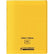 Cahier 24x32, 48 pages,seyès, couverture polypro avec 2 rabats jaune, Conquérant - Ma Rentrée Facile