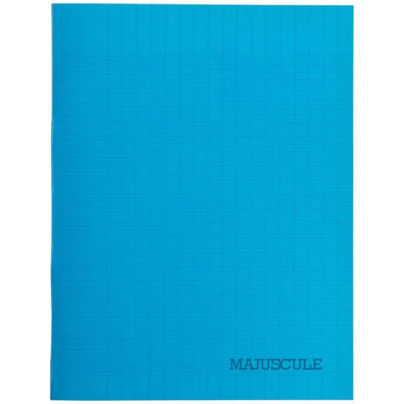 Cahier 17x22, 48 pages, séyès, 90 gr, polypro bleu - Ma Rentrée Facile