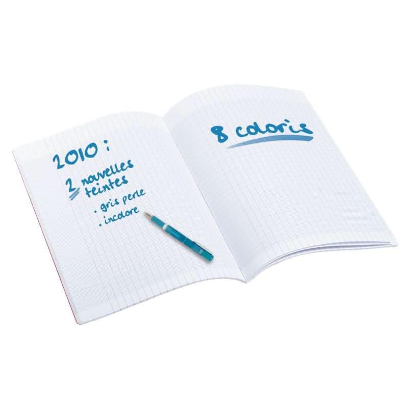 Cahier 17x22, 48 pages, séyès, 90 gr, polypro rouge - Ma Rentrée Facile