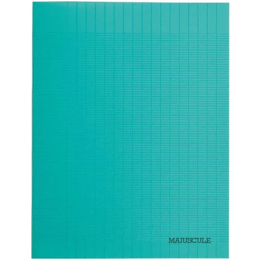 Cahier 17x22, 48 pages, séyès, 90 gr, polypro vert - Ma Rentrée Facile