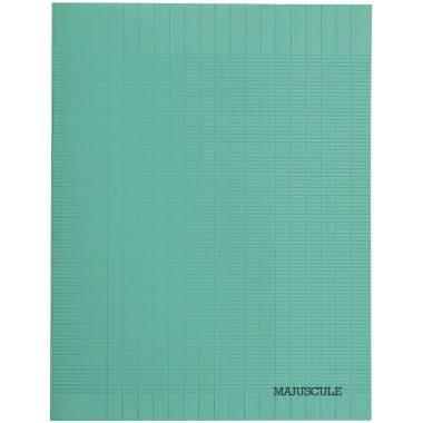 Cahier 24x32, 48 pages, séyès, 80 gr, polypro recyclé vert - Ma Rentrée Facile