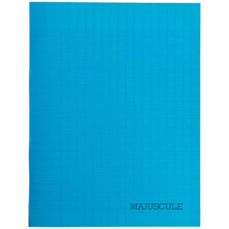 Cahier 17x22, 64 pages, séyès, 90 gr, polypro bleu - Ma Rentrée Facile