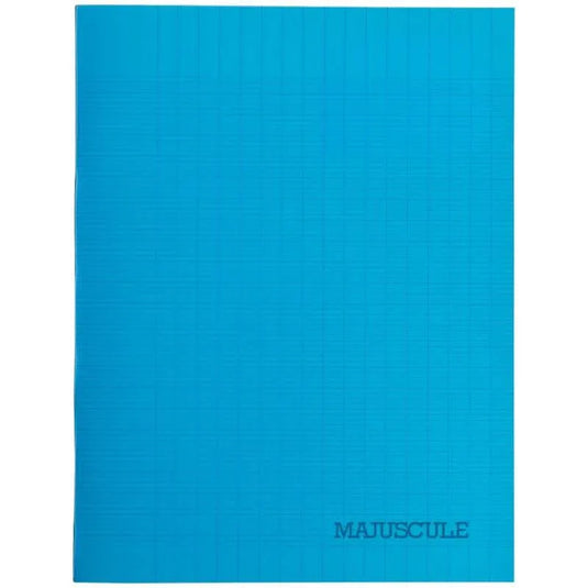 Cahier 17x22, 64 pages, séyès, 90 gr, polypro bleu - Ma Rentrée Facile