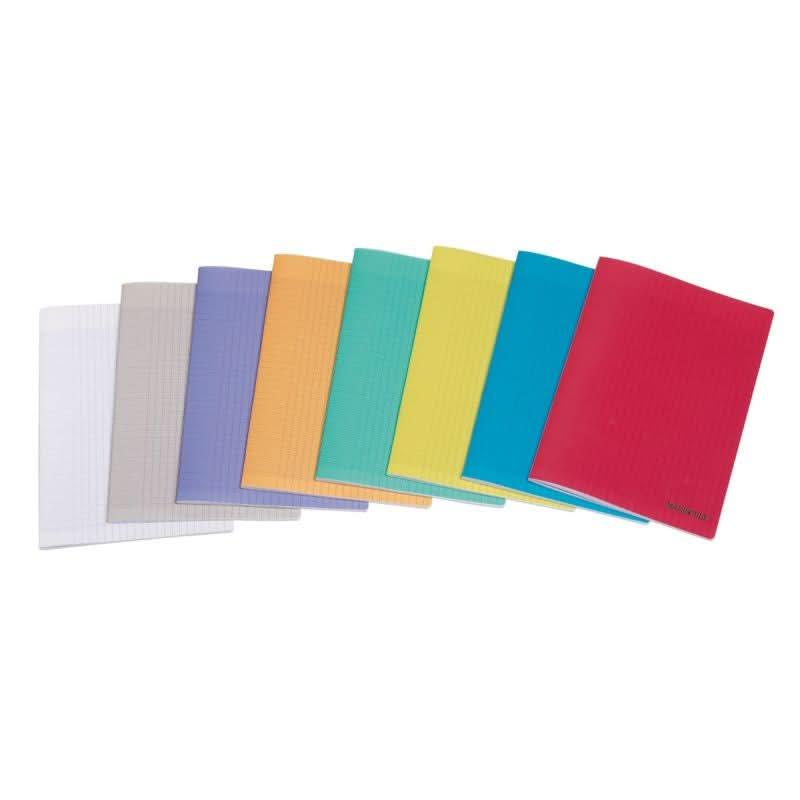 Cahier 17x22, 64 pages, séyès, 90 gr, polypro bleu - Ma Rentrée Facile