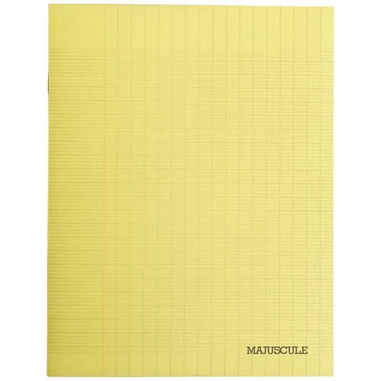 Cahier 17x22, 64 pages, séyès, 90 gr, polypro jaune - Ma Rentrée Facile