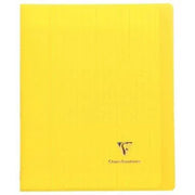 Cahier KOVERBOOK 17x22, 96 pages, seyès 90g, polypro jaune - Ma Rentrée Facile