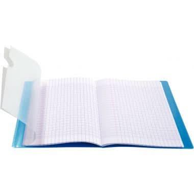 Cahier KOVERBOOK 17x22, 96 pages, seyès 90g, polypro incolore - Ma Rentrée Facile