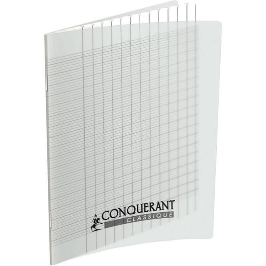 Cahier déficient visuel 17x22, 96 pages, seyès 2,5 mm agrandi 10/10, 90g polypro incolore - Ma Rentrée Facile