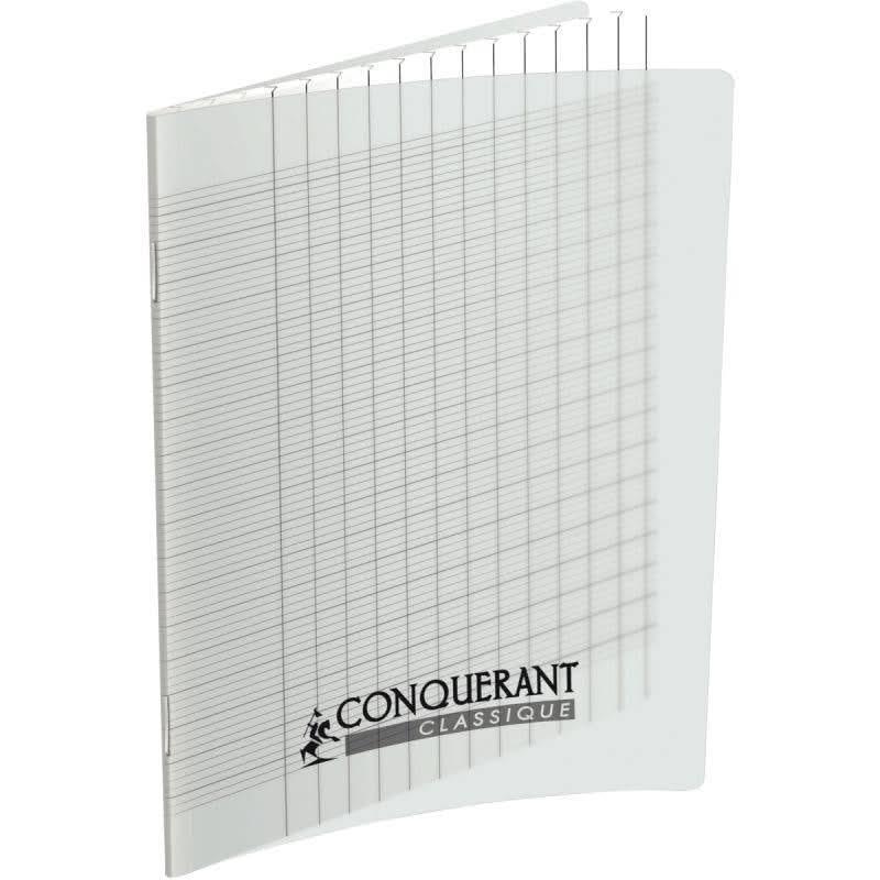 Cahier déficient visuel 17x22, 96 pages, seyès 2,5 mm agrandi 10/10, 90g polypro incolore - Ma Rentrée Facile