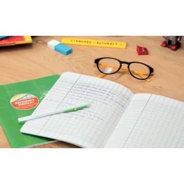 Cahier 21x29,7cm, 96 pages, seyès 2,5mm agrandi 10/10, 90g - Ma Rentrée Facile