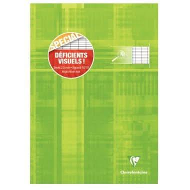 Cahier 21x29,7cm, 96 pages, seyès 2,5mm agrandi 10/10, 90g - Ma Rentrée Facile