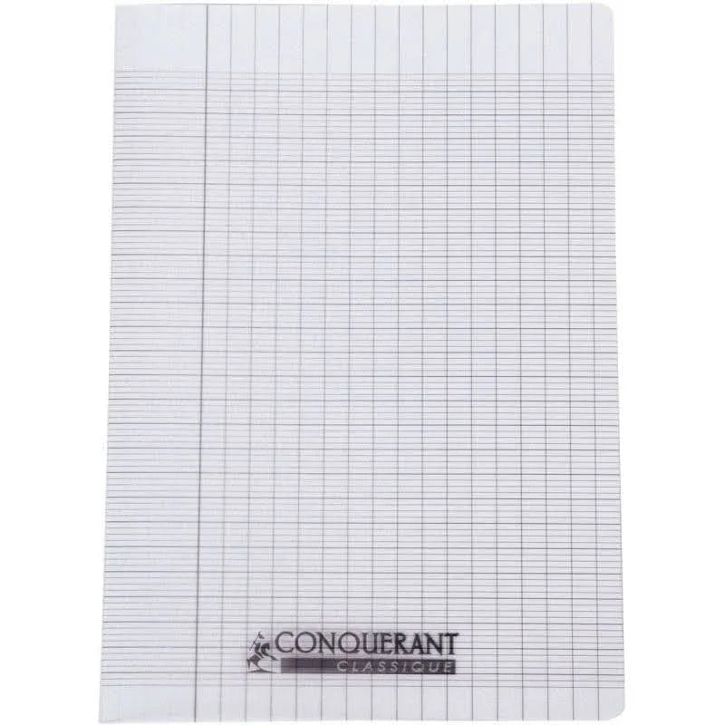 Cahier 21x29,7cm, 96 pages, seyès 2,5mm agrandi 10/10, 90g, polypro incolore - Ma Rentrée Facile