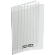 Cahier 21x29,7cm, 96 pages, seyès 2,5mm agrandi 10/10, 90g, polypro incolore - Ma Rentrée Facile