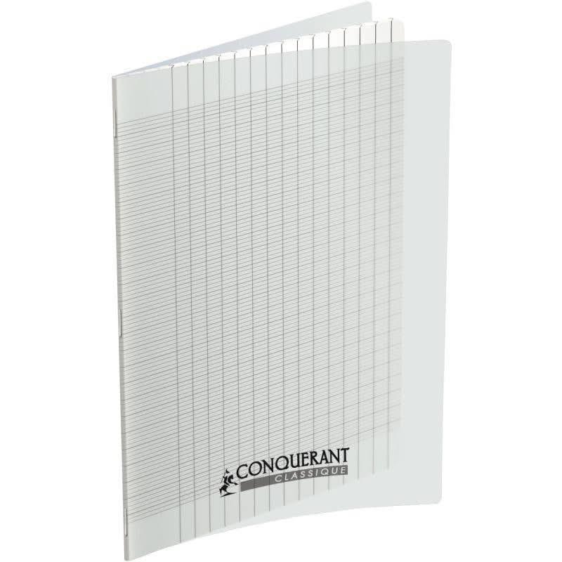 Cahier 21x29,7cm, 96 pages, seyès 2,5mm agrandi 10/10, 90g, polypro incolore - Ma Rentrée Facile