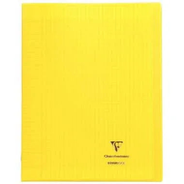 Cahier KOVERBOOK 24x32, 96 pages, seyès 90g, polypro jaune - Ma Rentrée Facile