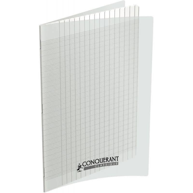 Cahier déficient visuel 24x32, 96 pages, seyès 2,5 mm agrandi 10/10, 90g, polypro incolore - Ma Rentrée Facile