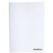 Cahier 21x29,7, 96 pages, 5x5, 90 gr, polypro incolore - Ma Rentrée Facile