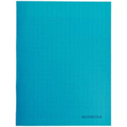 Cahier 17x22, 96 pages, séyès, 90 gr, polypro bleu - Ma Rentrée Facile
