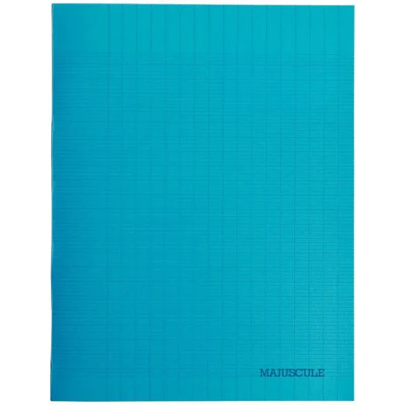 Cahier 17x22, 96 pages, séyès, 90 gr, polypro bleu - Ma Rentrée Facile