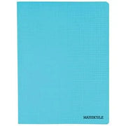 Cahier 24x32, 96 pages, 5x5, 90 gr, polypro bleu - Ma Rentrée Facile
