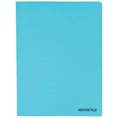 Cahier 24x32, 96 pages, 5x5, 90 gr, polypro bleu - Ma Rentrée Facile