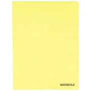 Cahier 24x32, 96 pages, 5x5, 90 gr, polypro jaune - Ma Rentrée Facile