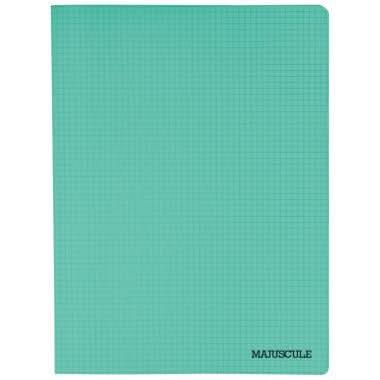 Cahier 24x32, 96 pages, 5x5, 90 gr, polypro vert - Ma Rentrée Facile