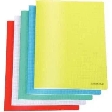 Cahier 24x32, 96 pages, 5x5, 90 gr, polypro vert - Ma Rentrée Facile