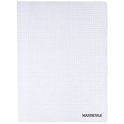 Cahier 24x32, 96 pages, 5x5, 90g polypro incolore - Ma Rentrée Facile
