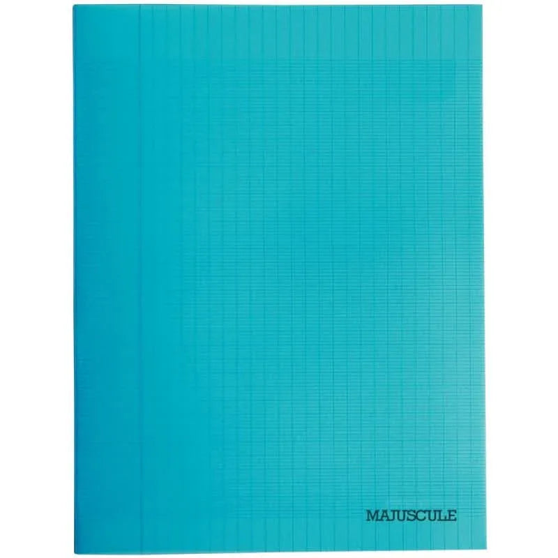 Cahier 24x32, 96 pages, séyès, 90 gr, polypro bleu - Ma Rentrée Facile