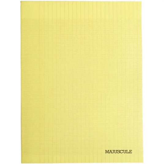 Cahier 24x32, 96 pages, séyès, 90 gr, polypro jaune - Ma Rentrée Facile