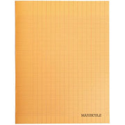 Cahier 24x32, 96 pages, séyès, 90 gr, polypro orange - Ma Rentrée Facile